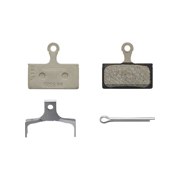 Shimano WO-EBPG05SRXA, Polkupyörän jarrupala, musta, Ruostumaton teräs