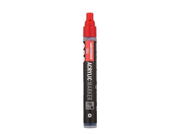 Amsterdamin akryylitussi 4 mm Oxide Black 735