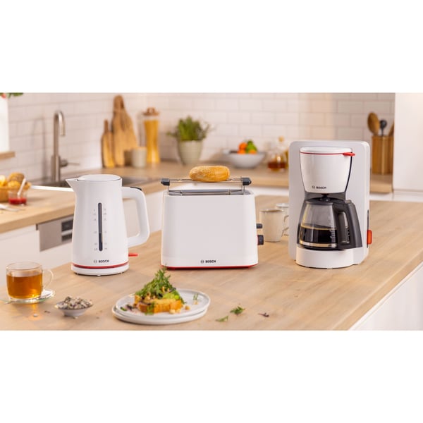 Bosch TAT3M121, 4 viipale(i)ta, Valkoinen, Vipu, Rotaatio, 950 W, 220 - 240 V, 50/60 Hz
