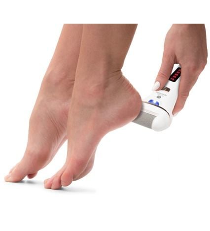 Rio Go Smooth 60 Second Pedi, Hvit, Batterinivå, Innebygd batteri, 300 min, 1 stykker