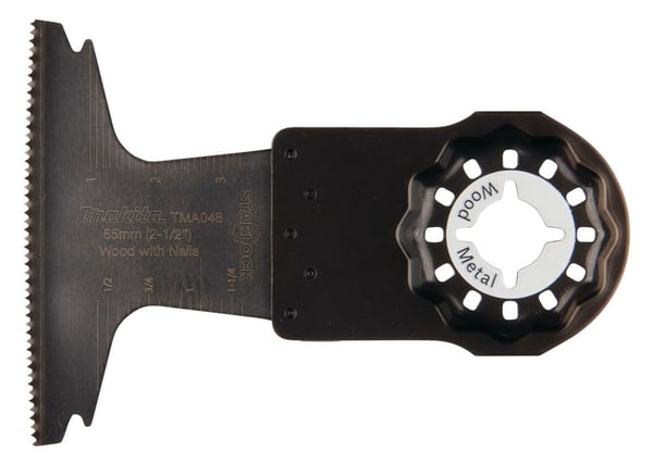 Makita monileikkuuterä 65mm - Aii65Apb Starlock puun ja karkaisemattoman metallin leikkaamiseen 1 kpl