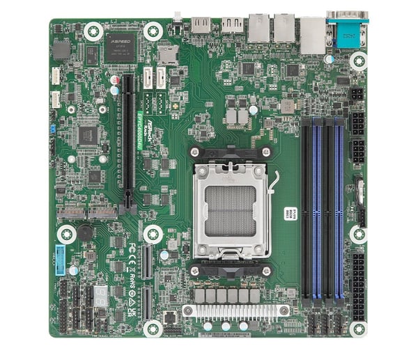 ASRock Rack EPYC4000D4U hovedkort X300 AM5 Micro-ATX DDR5