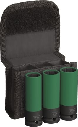 Bosch 2608003033 hylsysarja 1/2" 17, 19, 21 mm, 3 kpl