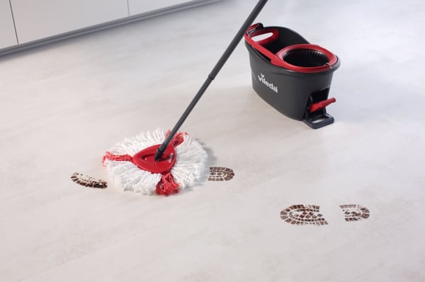 Vileda Easy Wring Turbo Spinmoppe 2-i-1-påfyllning