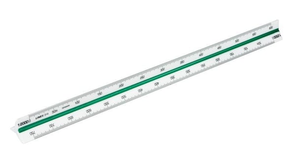 LINEX- 314 TREKANTET MÅLESTOK