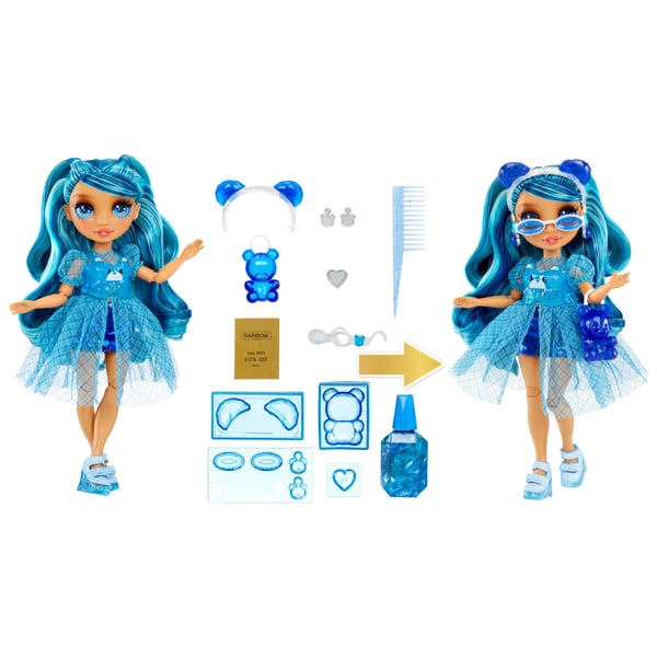 Rainbow High Creative Crystals Fashion Doll- Skyler, Motedukke, Hunkjønn, 8 år, 280 mm, Flerfarget