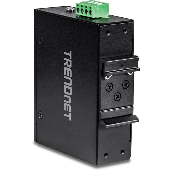 TRENDnet TI-PG50 industriell 5-porters Gigabit PoE+-svitsj for DIN-skinne