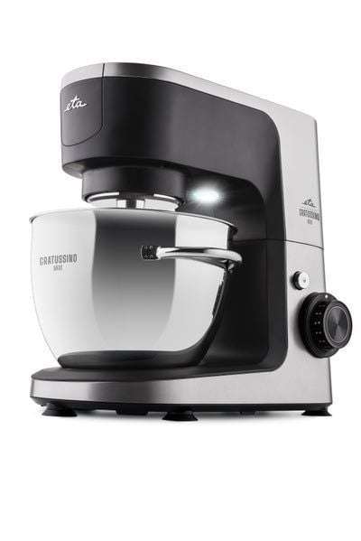 Eta Gratussino III, 4,5 l, Svart, Grå, Rotations-, Knådning, Mixning, 1,4 m, Rostfritt stål