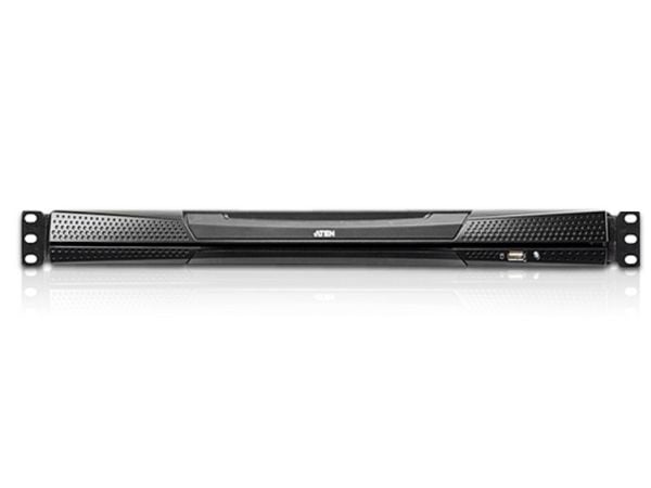 Aten KL1508AIN-AXA-AG, 1600 x 1200 pikseliä, Ethernet LAN, jalustakiinnitys, 27,5 W, 1U, musta