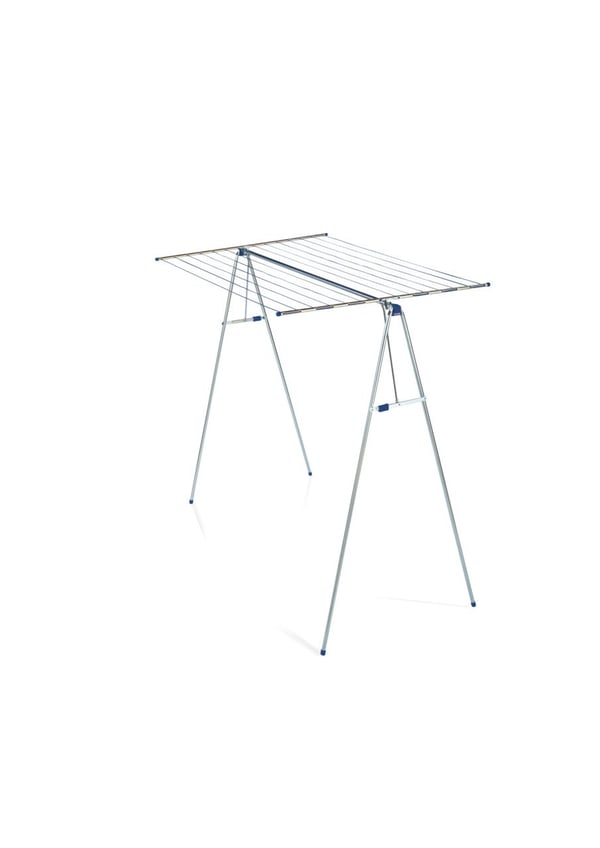 Leifheit 72706, Frittstående tørkestativ, Rustfritt stål, Hvit, 1500 mm, 1 stykker