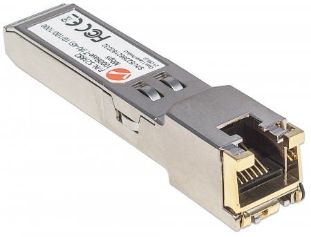 Intellinet 523882, 1250 Mbit/s, SFP, 100 m, Gigabit Ethernet, IEEE 802.3, IEEE 802.3ab, IEEE 802.3u, Full