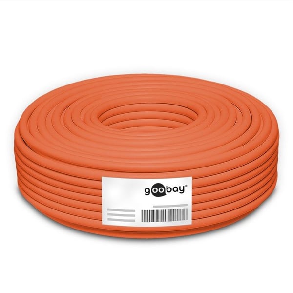 Goobay 75713, 50 m, Cat7a, S/FTP (S-STP), Orange