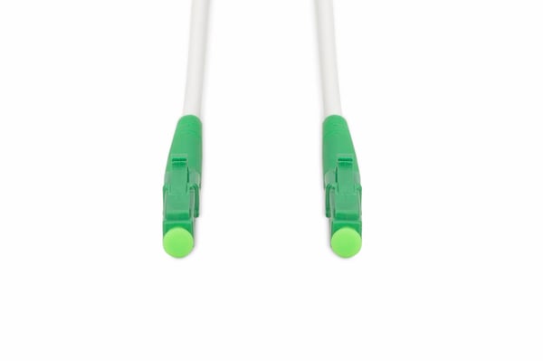 DIGITUS - Patch-kabel - LC/APC enkelläge (hane) till LC/APC enkelläge (hane) - 20 m - 3 mm - fiberoptisk - simplex - 9 / 125 mikrometer - halogenfr...