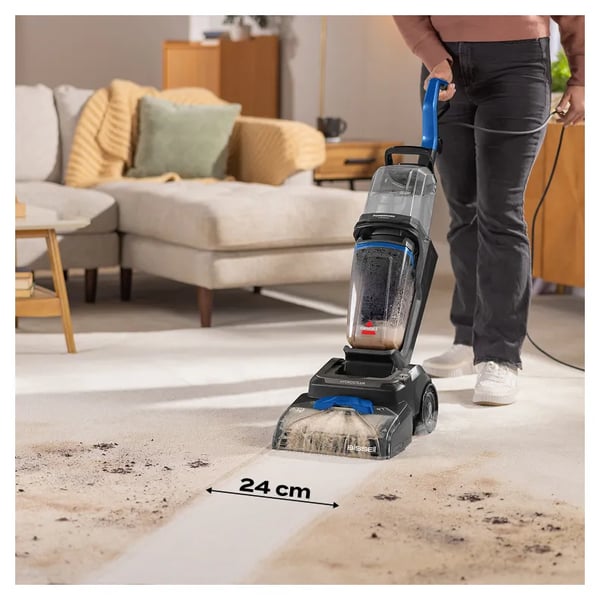 Bissell PowerWash Hydrosteam 4199N tepperenser 1400 W, svart/koboltblå