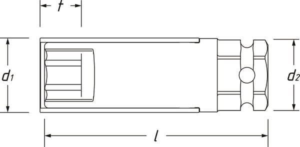 HAZET 903SLG6-21, Iskuhylsysarja, Brittiläinen