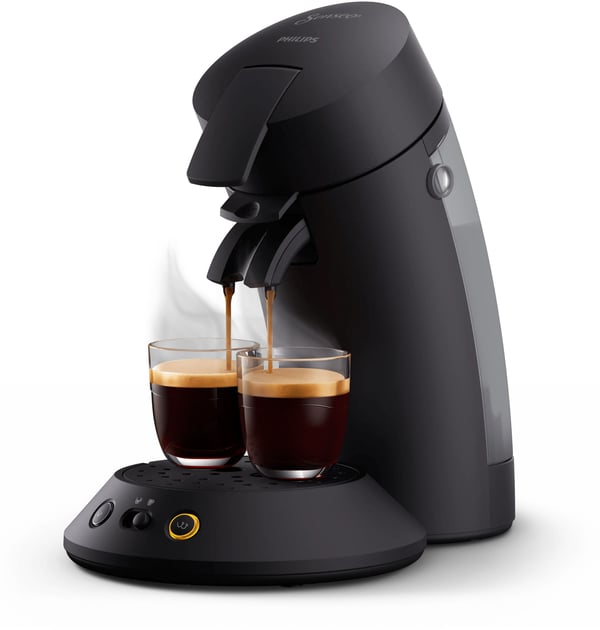 Philips Senseo Original Plus CSA210 - Kaffemaskin - 1 bar - mørkesvart