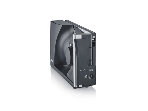 Graef MYtiny MT1006EU taittuva viipalointikone 170 W sahalaitaterä, rautaharmaa