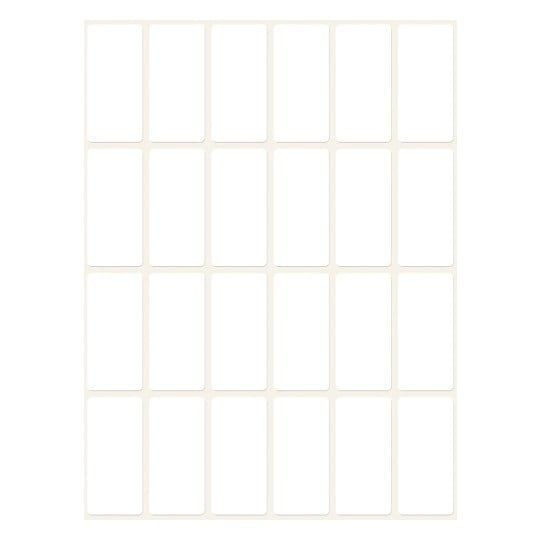Avery Multi-Purpose Labels 3324 - Selv-adhesiv - hvit - 18 x 38 mm 648 stk merkelapper