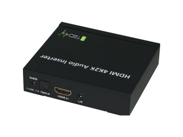 EFB Elektronik IDATA-HDMI-AI4K, Musta, 3840 x 2160 pikseliä, 10,2 Gbit/s, 192 kHz, HDMI, HDMI
