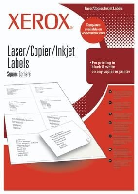 Xerox Labels A4 33 UP 70x25 mm, A4, 100 ark, 70 mm, 25 mm, 3300 stykker