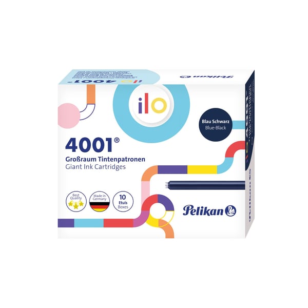 Pelikan ilo 4001, Marine, Fontenepenn, Tyskland, Boks, Pelikan ilo