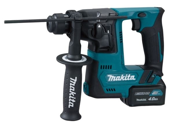Makita HR140DSMJ - Pyörivä vasara - akkukäyttöinen - 2 toimintatilaa - SDS-plus - 1 Joule - 2 akkua - 10.8 V