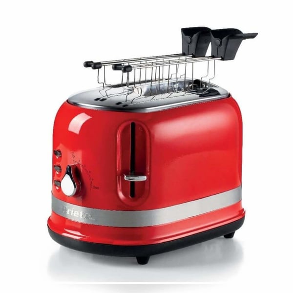 Ariete Moderna 0149 - Brødrister - 2 skive - 2 Spor - rød
