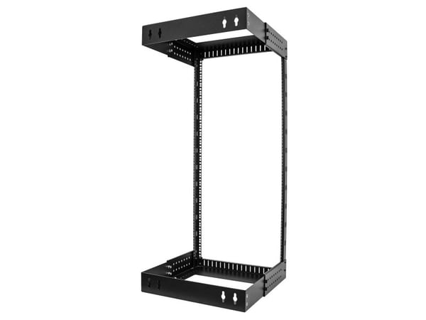 StarTech.com RACK-24U-20-WALL-OA, Seinään asennettava laitekehikko, 24U, 90 kg, 16 kg, Musta