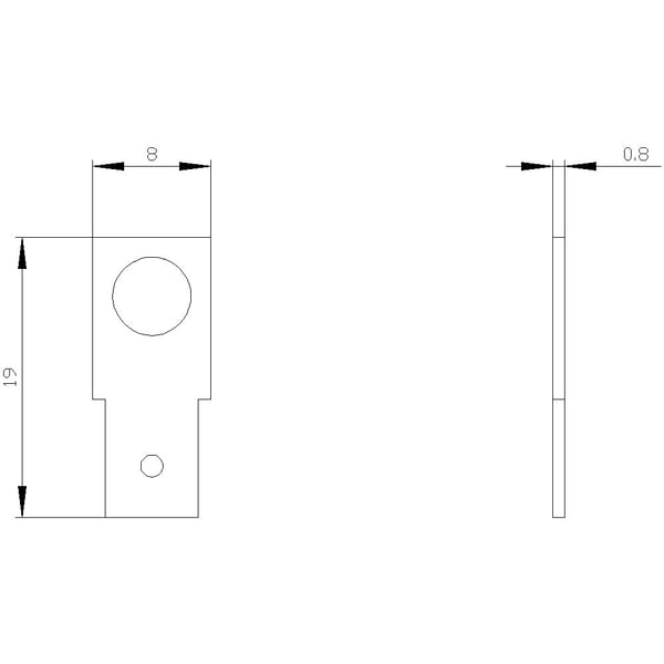 Siemens 3NP19331BG30 Apukaapelin liitäntä 1 kpl