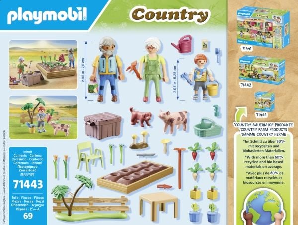 Playmobil Country 71443, Trädgård, 4 År, Multifärg, Plast