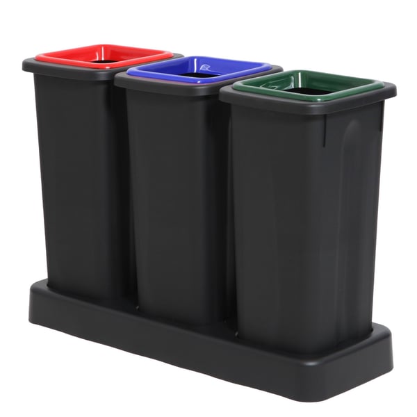 TWIN Affaldsspand til sortering 20L – Gul kant