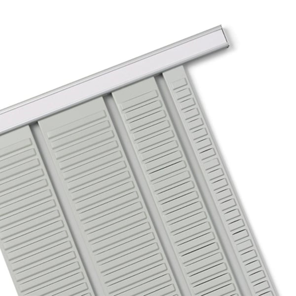 Nobo T-kortin metallipaneelit koko 3, 54 korttipaikkaa, Harmaa, 96 mm, 955 mm, 445 g, 97 mm, 11 mm