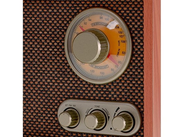 Adler AD 1171 retro-radio AM/FM 10 W Bluetooth, ruskea