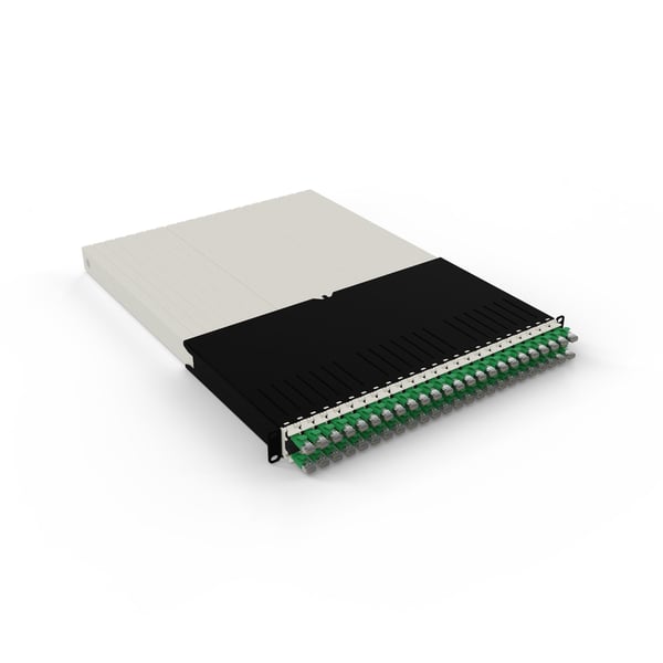 PATCHBOX patchbox.one - Kabelindragningssystem - CAT 6a - STP - RAL 9005 - 30U