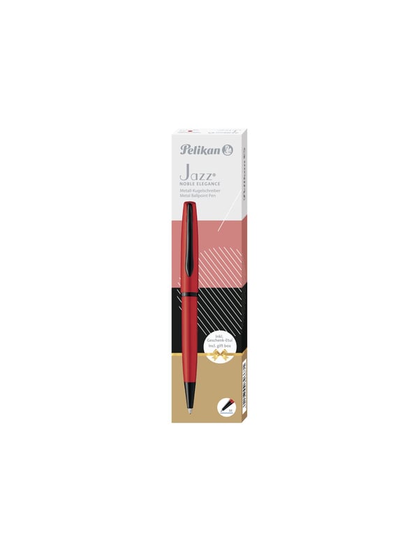 Pelikan 400198309, Klips, Uttrykkbar kulepenn med hengefeste, Gjenfyllbar, Rød, 1 stykker