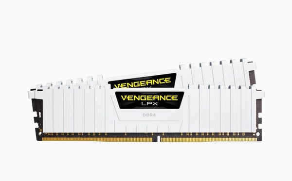 CORSAIR Vengeance LPX - DDR4 - sats - 32 GB: 2 x 16 GB - DIMM 288-pin - 3200 MT/s / PC4-25600 - CL16 - 1.35 V - ej buffrad - icke ECC - vit