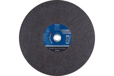 PFERD 100 EHT 350-4,5 SG STEEL/22,23, Teräs, valurauta, PFERD, 2,22 cm, 35 cm, 5500 rpm, 10 kpl
