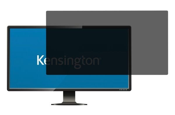 Kensington - Filter för personlig integritet - 2-vägs - borttagbar - 23,8 tum bred - svart
