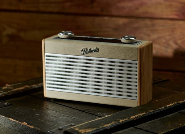 Roberts Radio Rambler Uno, Bærbar, Digital, DAB, DAB+, FM, 3,5 mm, Bamboo, Cremefarvet, Aluminium, Bamboo