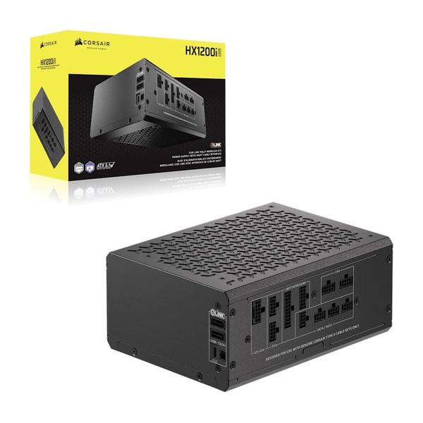 CORSAIR-virtalähde 1200W iCUE LINK HX1200i SHIFT ATX Modulaari