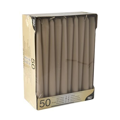 Papstar 88340, Rund, Krem, 7 timer, 50 stykker