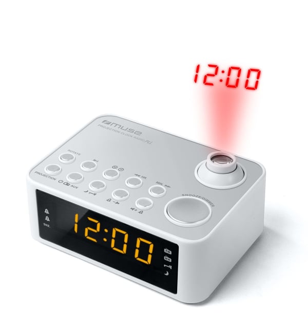 Muse Muse | Klokkeradio | M-178PW | Hvit