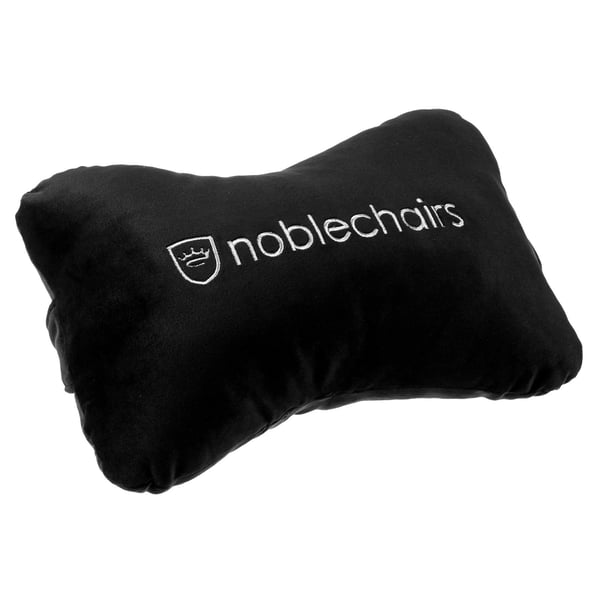 noblechairs Cushion set, Svart, Vit, 2 styck