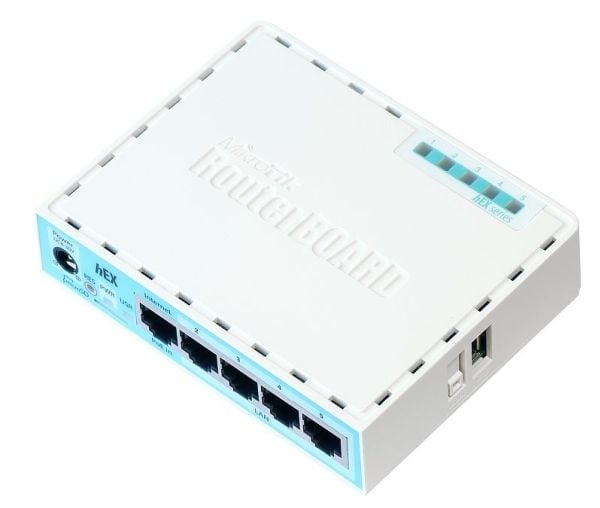 MikroTik RouterBOARD hEX RB750Gr3 - Reititin - 4-porttinen kytkin - GigE