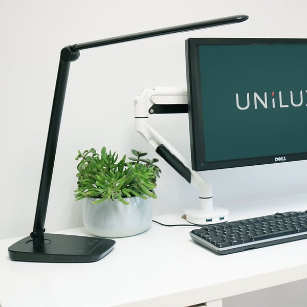 Bordlampe Unilux TWISTLED LED sort EU