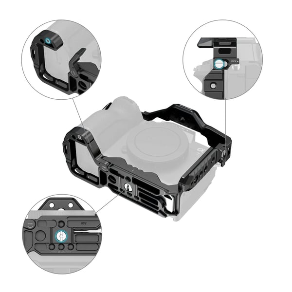 SmallRig 5599, 141,8 mm, 206,6 mm, 217,5 mm, 611,5 g, 155 mm, 85 mm