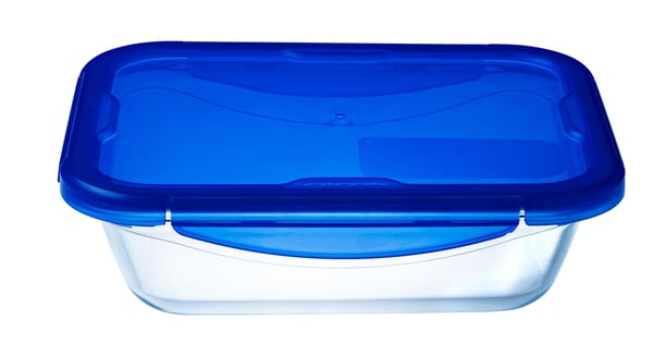 Pyrex 283PG00/7044, Grytfrom, Rektangulär, Glas, Plast, Transparent, -20 - 240 ° C