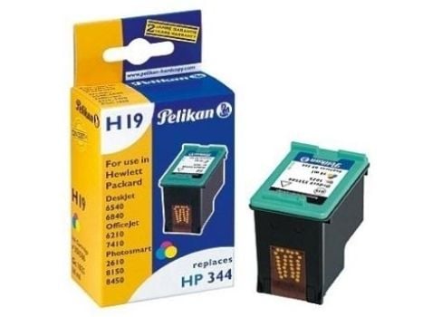 Pelikan H19 - 14 ml - farge (cyan, magenta, gul) - kompatibel - blekkpatron (alternativ for: HP 344) - for HP Photosmart 25XX, 26XX, 27XX, 42X, 84X...