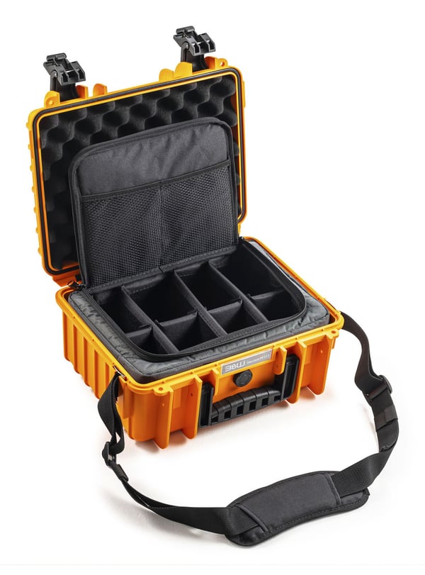 B&W Cases PP.117.TEX, Hårt fodral, Orange, Polypropylen (PP), Monokromatiskt, 11,7 l, -30 - 80 ° C