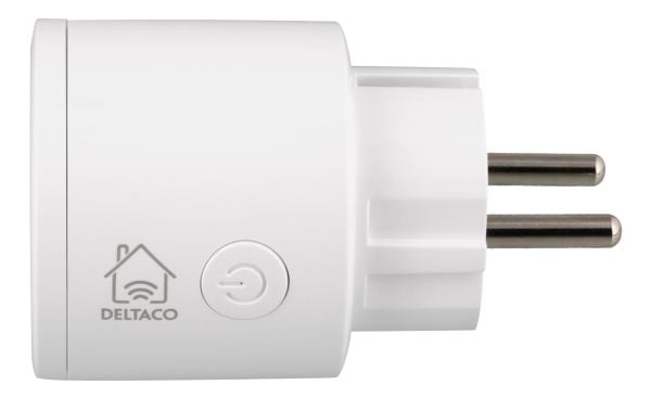 DELTACO SH-P01 - Smart kontakt - trådlös - 802.11b/g/n - 2.4 Ghz - vit
